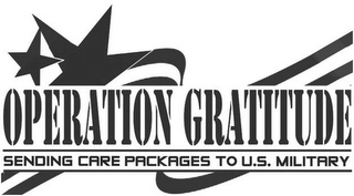 OPERATION GRATITUDE SENDING CARE PACKAGES TO U.S. MILITARY logo