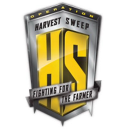 OPERATION HARVEST SWEEP FIGHTING FOR THE FARMER logo