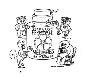 OPERATION PERIWINKLE MEDICINES OF THE RAINFOREST logo