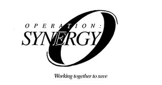 OPERATION SYNERGY WORKING TOGETHER TO SAVE logo