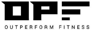 OPF OUTPERFORM FITNESS logo