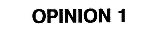 OPINION 1 logo