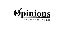 OPINIONS INCORPORATED logo