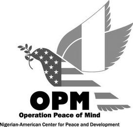 OPM OPERATION PEACE OF MIND NIGERIAN-AMERICAN CENTER FOR PEACE AND DEVELOPMENT logo