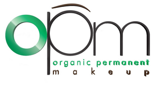 OPM ORGANIC PERMANENT MAKEUP logo