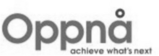 OPPNÅ ACHIEVE WHAT'S NEXT logo