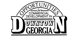 OPPORTUNITIES FOR COMMERCIAL DEVELOPMENT IN DOWNTOWN GEORGIA logo