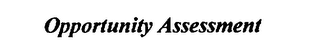 OPPORTUNITY ASSESSMENT logo