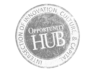 OPPORTUNITY HUB INTERSECTION OF INNOVATION, CULTURE, & CAPITAL logo