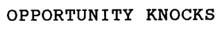 OPPORTUNITY KNOCKS logo