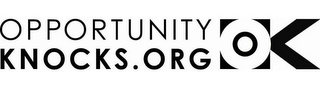 OPPORTUNITY KNOCKS.ORG OK logo