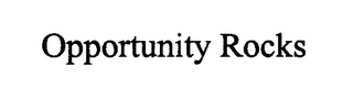 OPPORTUNITY ROCKS logo