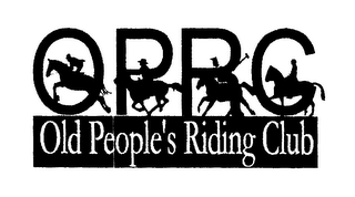 OPRC OLD PEOPLE'S RIDING CLUB logo