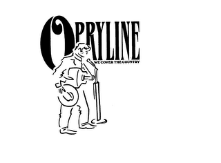 OPRYLINE WE COVER THE COUNTRY logo