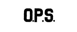 O.P.S. logo