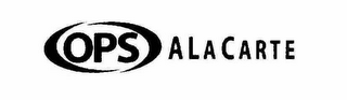 OPS A LA CARTE logo