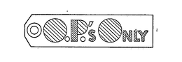 O.P.'S ONLY logo