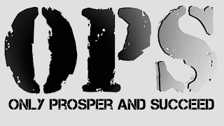 OPS ONLY PROSPER AND SUCCEED logo