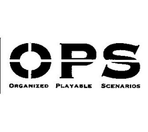OPS ORGANIZED PLAYABLE SCENARIOS logo