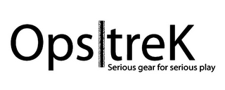 OPS TREK SERIOUS GEAR FOR SERIOUS PLAY logo
