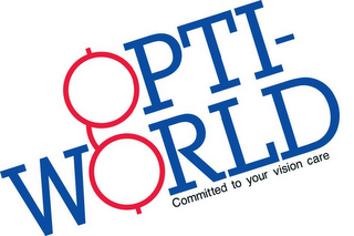 OPTI-WORLD COMMITTED TO YOUR VISION CARE logo