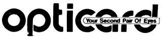 OPTICARD YOUR SECOND PAIR OF EYES logo