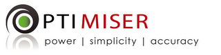 OPTIMISER POWER SIMPLICITY ACCURACY logo