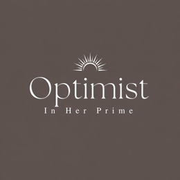OPTIMIST IN HER PRIME logo