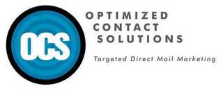 OPTIMIZED CONTACT SOLUTIONS, TARGETED DIRECT MAIL MARKETING logo