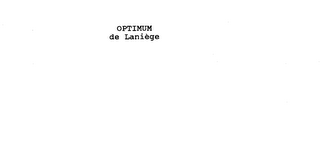 OPTIMUM DE LANIEGE logo
