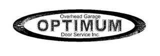 OPTIMUM OVERHEAD GARAGE DOOR SERVICE INC. logo