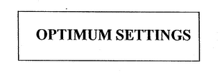 OPTIMUM SETTINGS logo