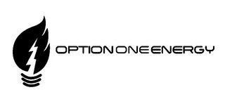 OPTION ONE ENERGY logo