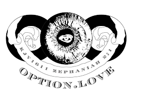 OPTION.LOVE KJV1611 ZEPHANIAH 2;1 logo