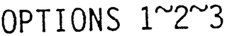 OPTIONS 1 2 3 logo