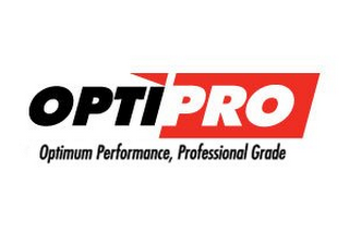OPTIPRO OPTIMUM PERFORMANCE, PROFESSIONAL GRADE logo