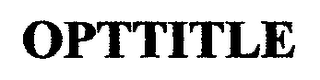 OPTTITLE logo