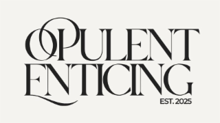 OPULENT ENTICING EST. 2025 logo