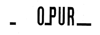 OPUR logo