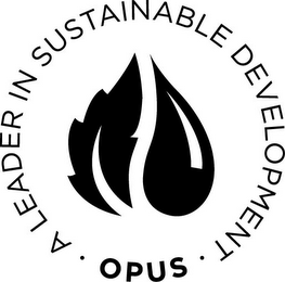 OPUS A LEADER IN SUSTAINABLE DEVELOPMENT logo
