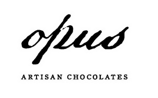 OPUS ARTISAN CHOCOLATES logo
