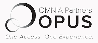 OPUS OMNIA PARTNERS ONE ACCESS. ONE EXPERIENCE. logo