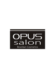 OPUS SALON BRAZILIAN COSMETICS logo