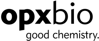 OPXBIO GOOD CHEMISTRY. logo