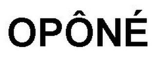 OPÔNÉ logo