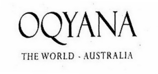 OQYANA THE WORLD - AUSTRALIA logo