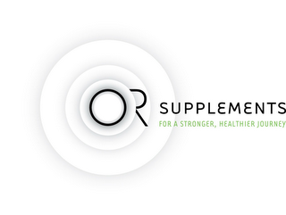 OR SUPPLEMENTS FOR A STRONGER, HEALTHIER JOURNEY logo