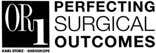 OR1 PERFECTING SURGICAL OUTCOMES KARL STORZ ENDOSKOPE logo