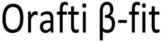 ORAFTI ß-FIT logo