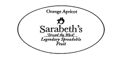 ORANGE APRICOT SARABETH'S LEGENDARY SPREADABLE FRUIT logo